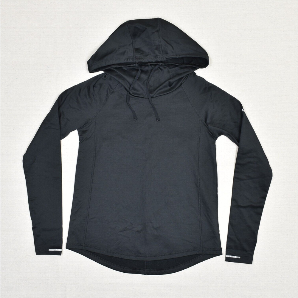 Columbia Women Hooded Pullover Sweatshirt Polyester Black Size S Omni-Wick - Picture 1 of 8